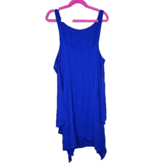 Revolve Susana Monaco NWT Cobalt Blue Mini Cocktail Slip Dress Sequins Sz Small - Picture 6 of 8